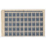 Russia 100 x 10 Kopeks 1915 Full Uncut Sheet