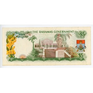 Bahamas 5 Dollars 1965