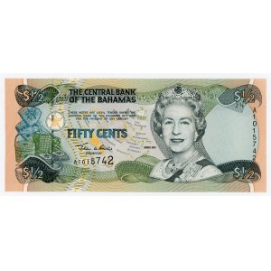 Bahamas 1/2 Dollar 2001