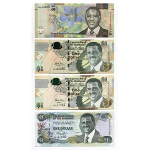 Bahamas 4 x 1 Dollar 2001 - 2017