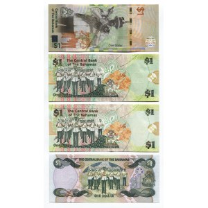 Bahamas 4 x 1 Dollar 2001 - 2017