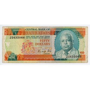 Barbados 50 Dollars 1989 (ND)