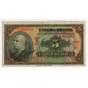 Brazil 5 Mil Reis 1923
