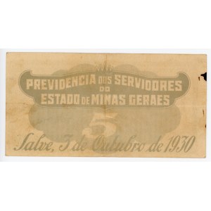 Brazil 5 Mil Reis 1930