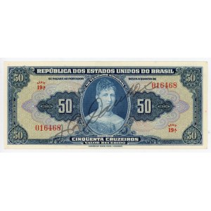 Brazil 50 Cruzeiros 1943 (ND)