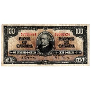 Canada 100 Dollars 1937