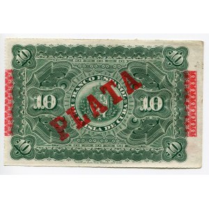 Cuba 10 Pesos 1896 Plato