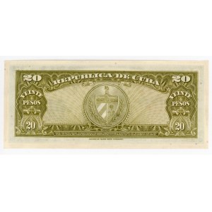 Cuba 20 Pesos 1960
