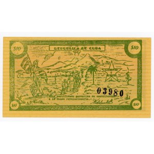 Cuba Revolution 10 Pesos 1958 (ND)