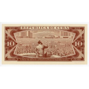 Cuba 10 Pesos 1971 Specimen