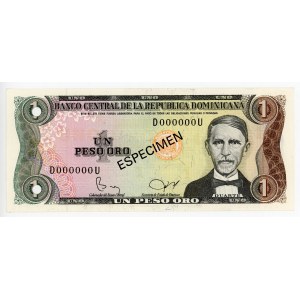 Dominican Republic 1 Peso Oro 1982 Specimen