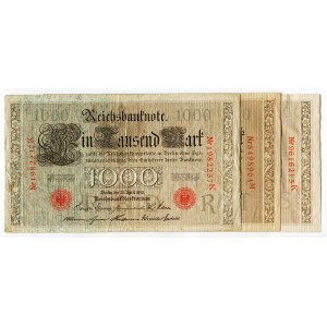 Germany - Empire 6 x 1000 Mark 1910