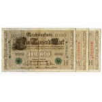Germany - Empire 6 x 1000 Mark 1910