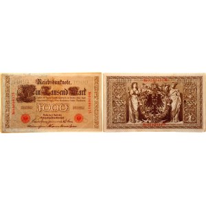 Germany - Empire 50 x 1000 Mark 1910 Red Seals