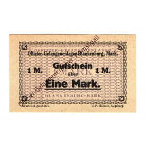Germany - Empire Blankenburg Lager Note WWI 1 Mark 1919 (ND)