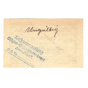 Germany - Empire Blankenburg Lager Note WWI 1 Mark 1919 (ND)