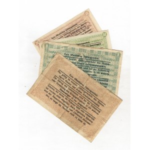 Germany - Empire Minden Lager Notes WWI 20-50 Pfennig 1-5 Mark 1916 - 1917