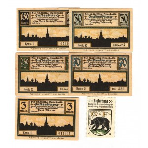 Germany - Empire East Prussia Insterburg 30-70 Pfennig 1,5-2,5-3 Mark 1918