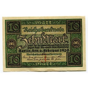 Germany - Weimar Republic 10 Mark 1920 J