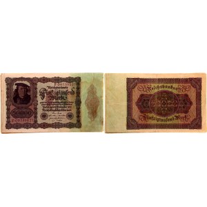 Germany - Weimar Republic 15 x 50000 Mark 1922