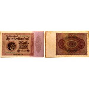 Germany - Weimar Republic 35 x 100000 Mark 1923