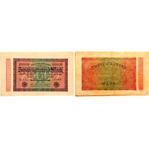 Germany - Weimar Republic 20 x 20000 Mark 1923