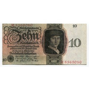 Germany - Weimar Republic Advertising Note 10 Mark 1924