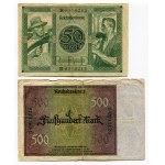 Germany - Weimar Republic Lot of 7 Banknotes 1920