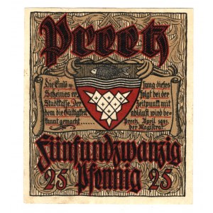 Germany - Weimar Republic Schleswig-Holstein Preetz 25 Pfennig 1921