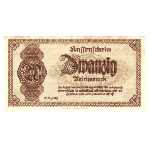 Germany - Third Reich 20 Reichsmark 1945 - 1946