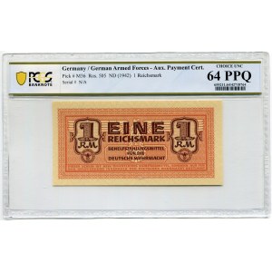 Germany - Third Reich Lot of 4 Banknotes 1942 (ND) PCGS 64 - 66