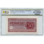 Germany - Third Reich Lot of 4 Banknotes 1944 PCGS 64 - 67
