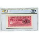 Germany - Third Reich Lot of 4 Banknotes 1944 PCGS 64 - 67