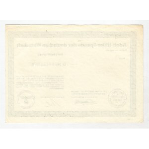 Germany - Third Reich Adolf Hitler Spend Company Certificate 1944
