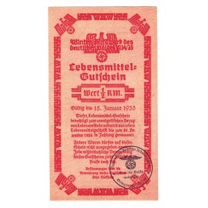 Germany - Third Reich Winter Help 1/2 Reichsmark 1934 - 1935 (ND)