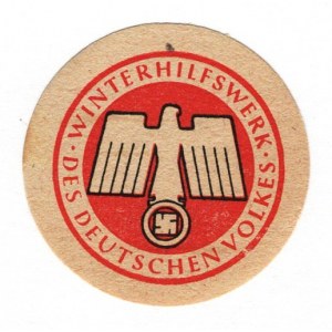 Germany - Third Reich Label of Winter Help 1937 (ND)