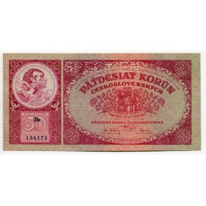Czechoslovakia 50 Korun 1929 Specimen