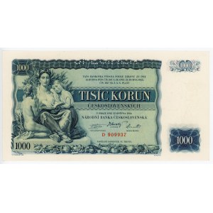 Czechoslovakia 1000 Korun 1934 Specimen