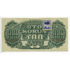 Czechoslovakia 100 Korun 1945 (ND) Specimen