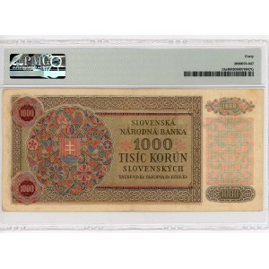 Slovakia 1000 Korun 1940 PMG 40
