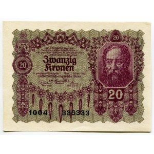 Austria 20 Kronen 1922