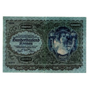 Austria 100000 Kronen 1922