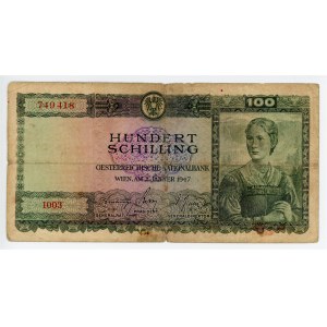 Austria 100 Schilling 1947