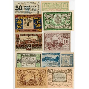 Austria Lot of 50 Notgelds 1920 th