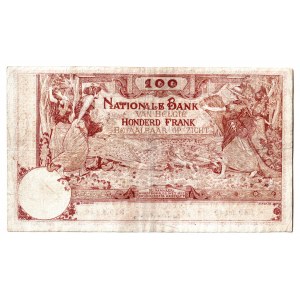 Belgium 100 Francs 1914
