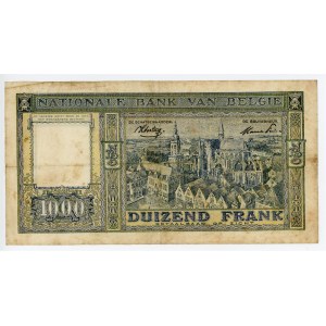 Belgium 1000 Francs 1944