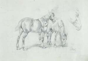 Tadeusz Rybkowski (1848-1926), Pasące się konie