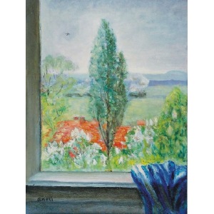 Aneri Irena Weissowa (1888-1981), Widok z okna – Kalwaria, [ok. 1960]