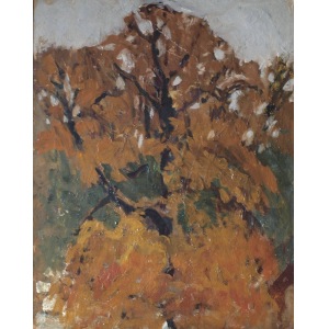 Stanisław Czajkowski (1878-1954), Arbres en automne