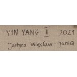 Justyna Więcław, JuniQ (ur. 1978, Nowe nad Wisłą), Yin Yang, tryptyk, 2021